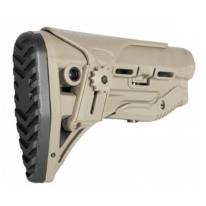 Приклад FD GL-Shock STYLE с подщечником (TAN) [STRIKE GEAR]